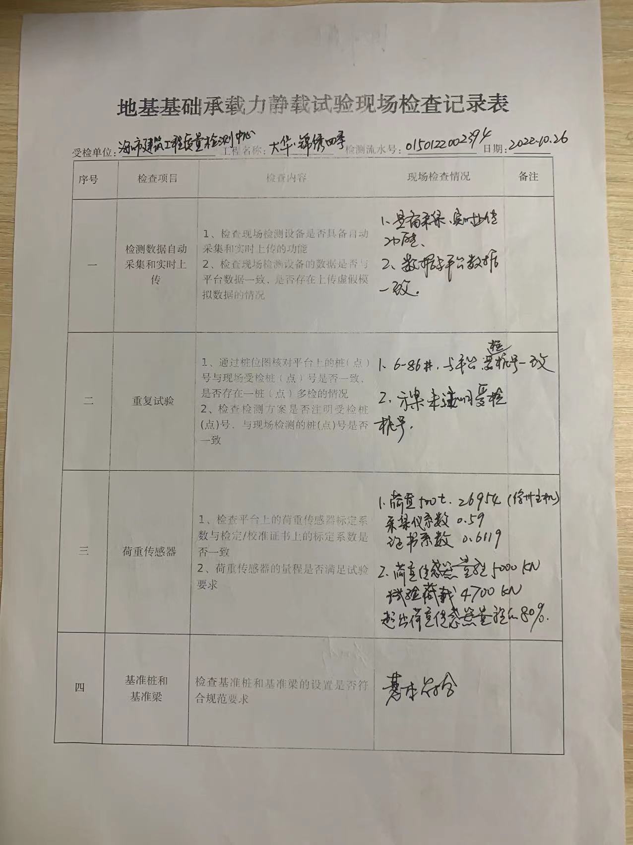 桩基检测备案合同有效期