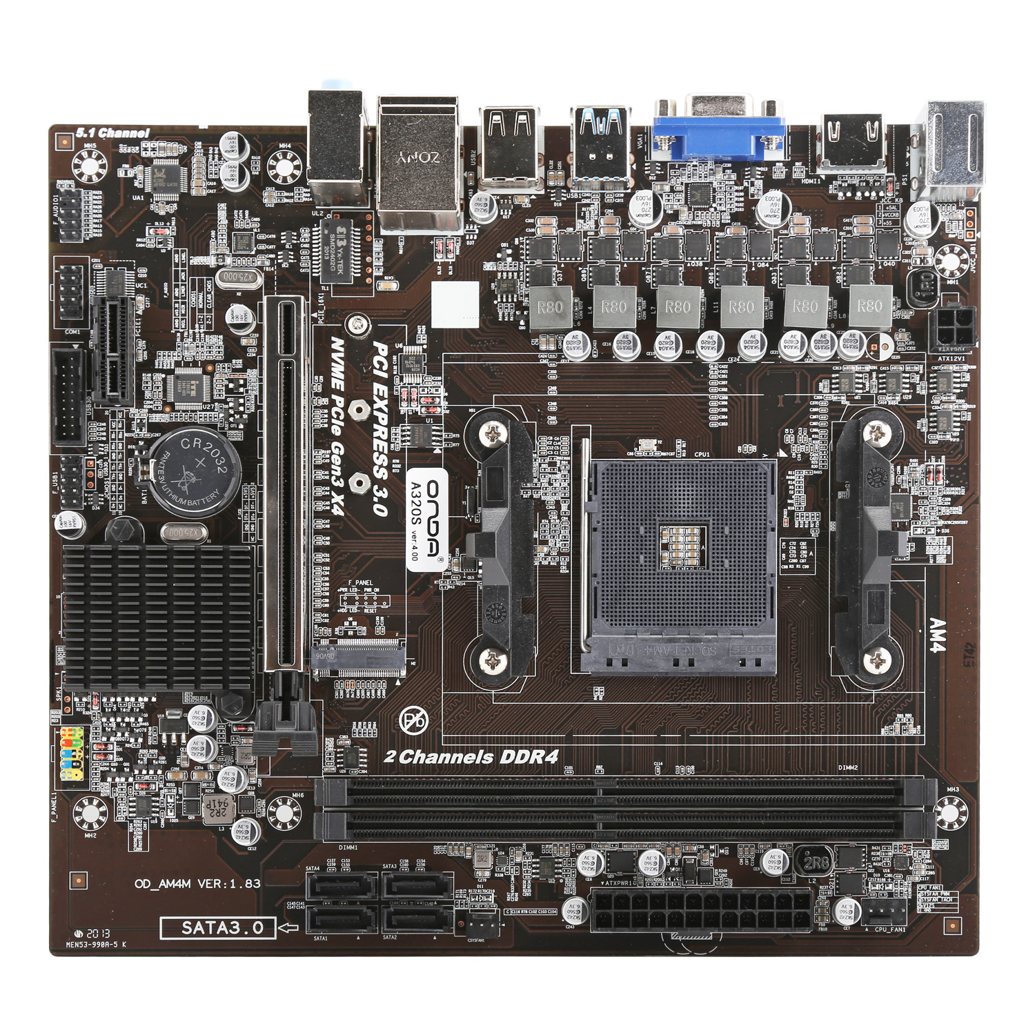 昂达a320itx主机接线